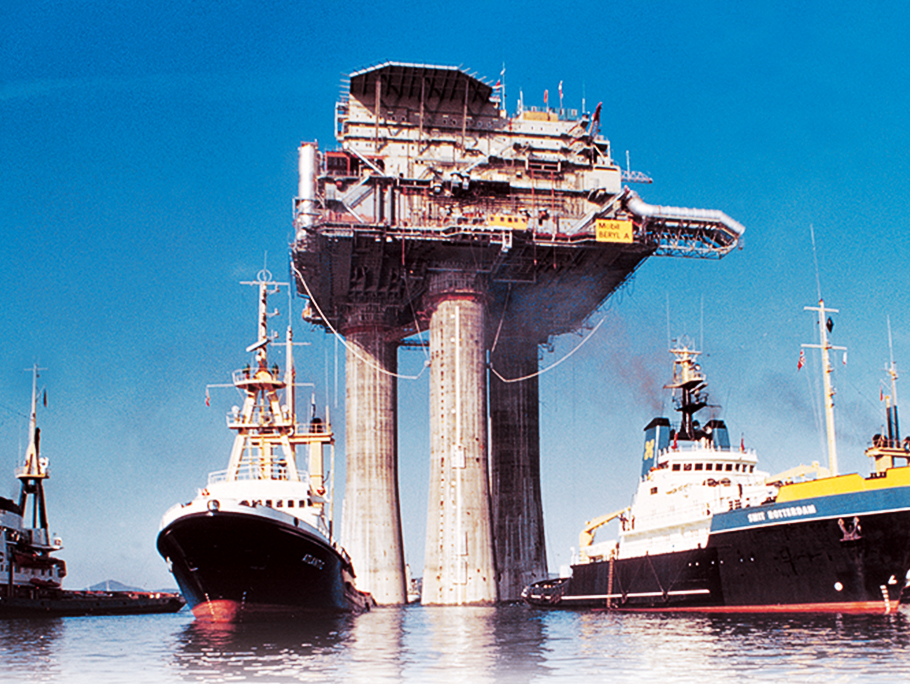 1975 Beryl A, concrete deepwater facility