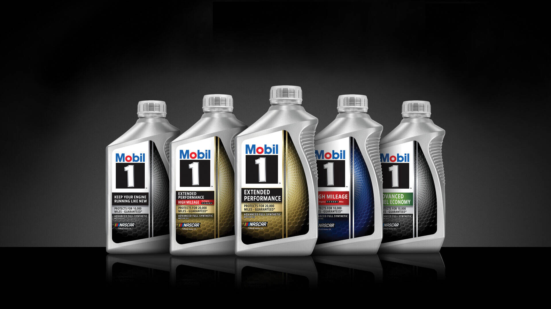 line up of Mobil 1 offerings